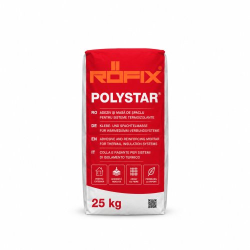 Rofix  Polystar adeziv lipire spacluire alb 25kg